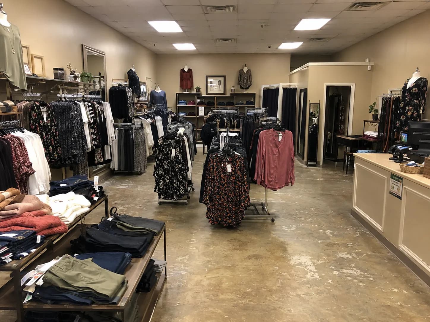 Clothing Store Transformation before